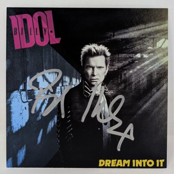 New Billy Idol Dream Into It CD 2025 With Signed Insert Autographed Rock N Roll